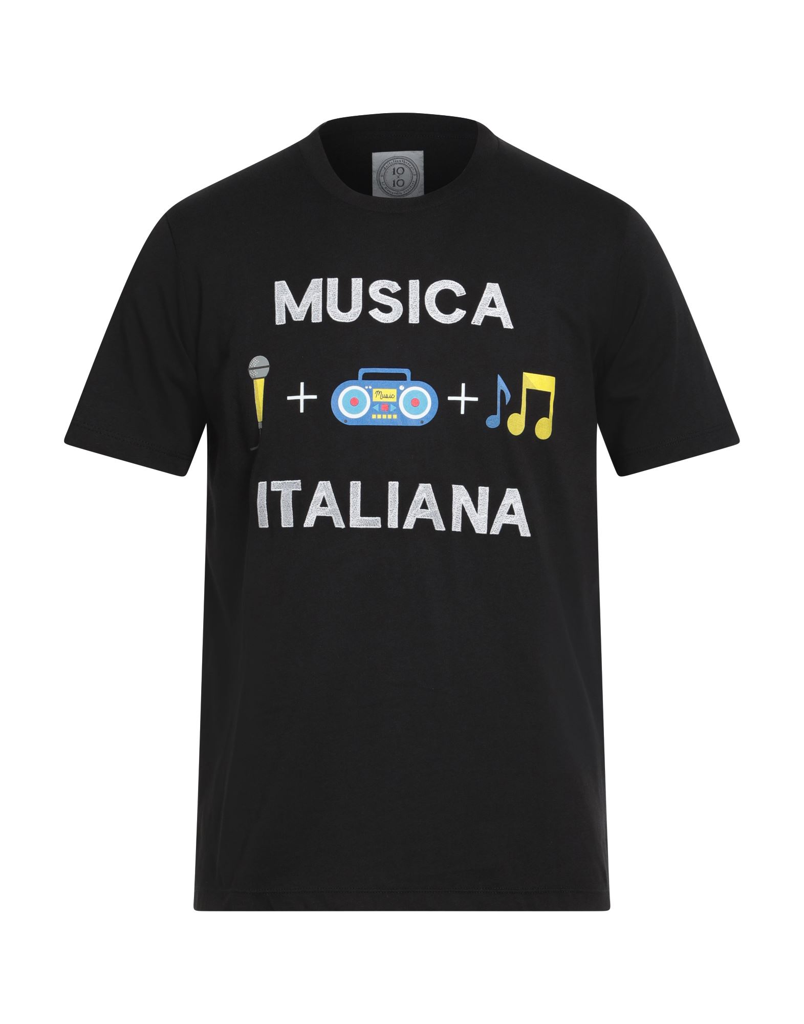 10X10 ANITALIANTHEORY T-shirts Herren Schwarz von 10X10 ANITALIANTHEORY