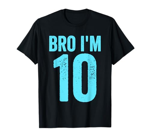 Bruder, ich bin 10 Jahre, 10. Geburtstag, Jungen, 10. Geburtstag T-Shirt von 10th Birthday Girls and Boys 10th Birthday