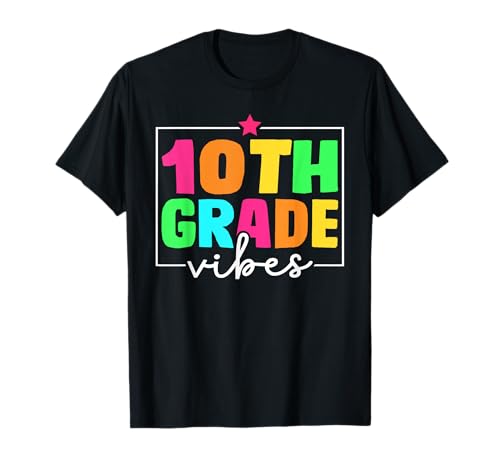 10. Klasse Vibes Back to School Team, Lehrer der 1. Klasse, Kinder T-Shirt 10. Klasse Vibes Back to School Team, Lehrer der 1. Klasse, Kinder T-Shirt von 10th Grade Vibes Retro 1st Day of School Tee