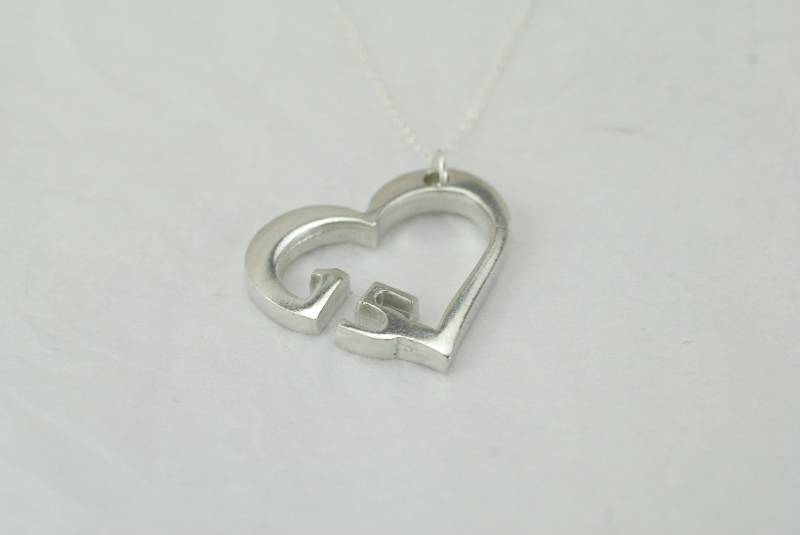 15 Jahre Jubiläum Herz Anhänger/Halskette - Geschenk von 10thAnniversaryGifts