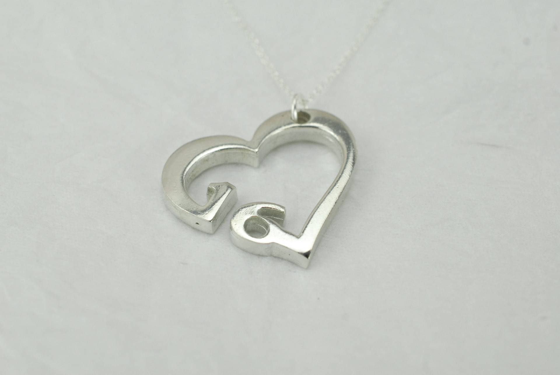 16 Jahre Jubiläum Herz Anhänger/Halskette - Geschenk von 10thAnniversaryGifts