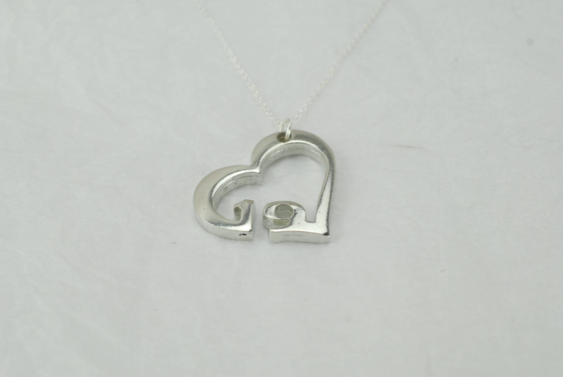 19 Jahre Jubiläum Herz Anhänger/Halskette - Geschenk von 10thAnniversaryGifts