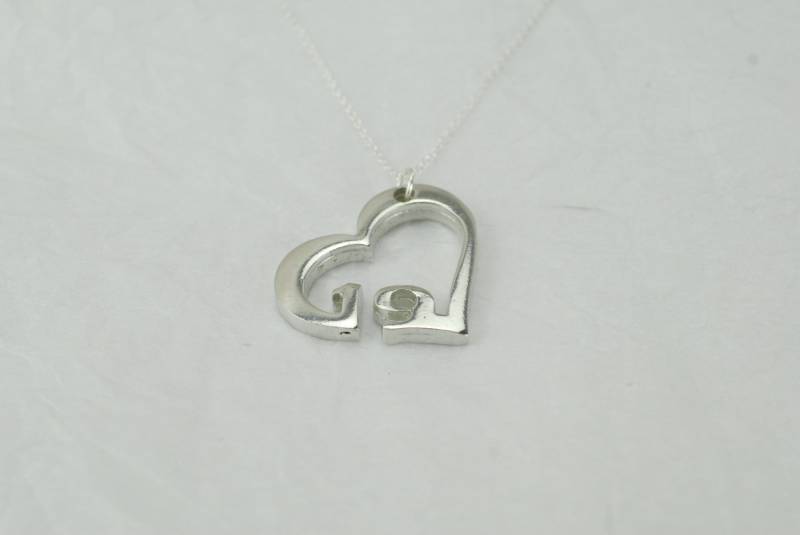 19 Jahre Jubiläum Herz Anhänger/Halskette - Geschenk von 10thAnniversaryGifts