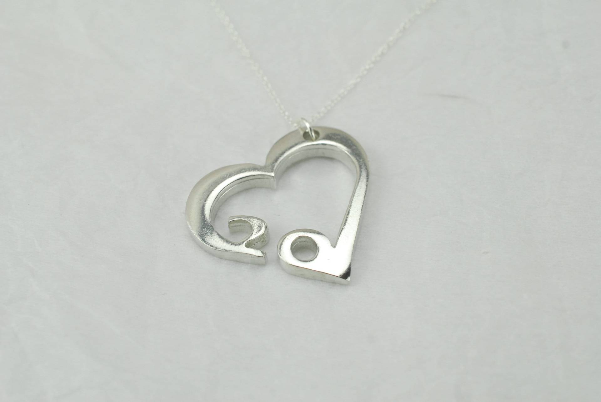 20 Jahre Jubiläum Herz Anhänger/Halskette - Geschenk von 10thAnniversaryGifts