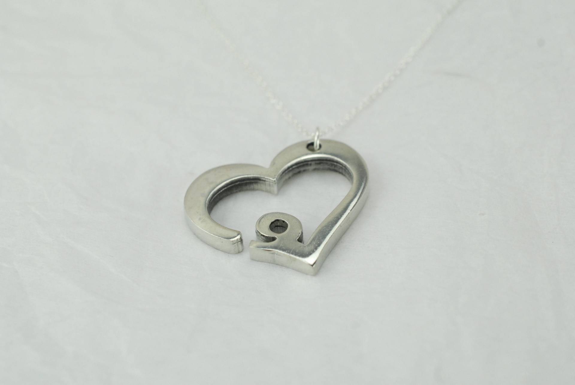 9 Jahre Jubiläum Herz Anhänger/Halskette - Geschenk von 10thAnniversaryGifts