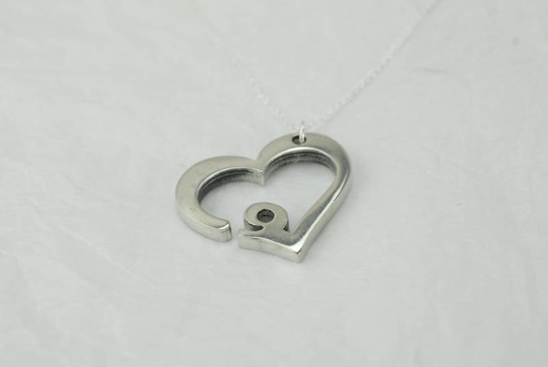 9 Jahre Jubiläum Herz Anhänger/Halskette - Geschenk von 10thAnniversaryGifts