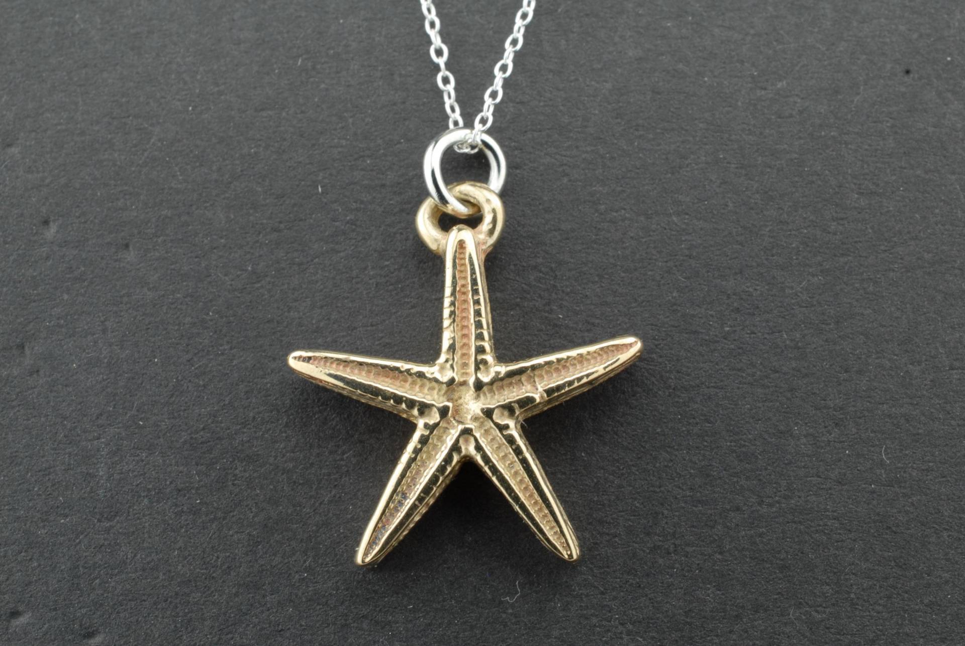 Bronze Detaillierte Seestern-Halskette von 10thAnniversaryGifts