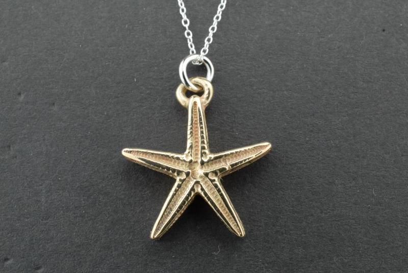Bronze Detaillierte Seestern-Halskette von 10thAnniversaryGifts