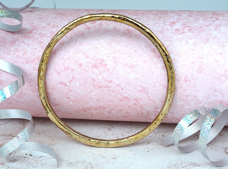 Bronze Geschlagener Armreif - Geschenk Zum 8 von 10thAnniversaryGifts