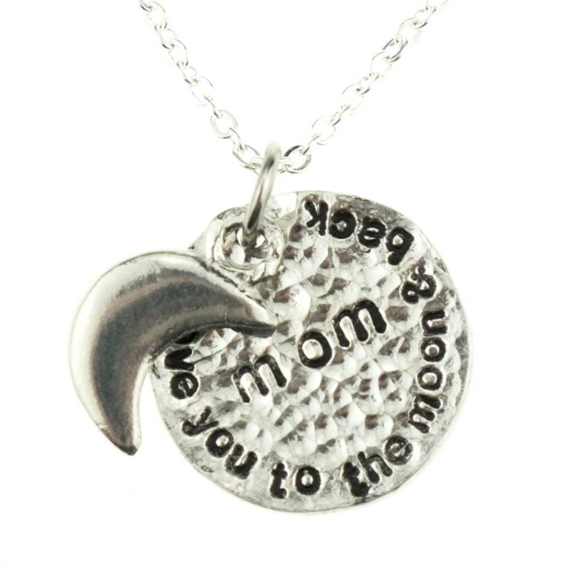 Ich Liebe Dich Zum Mond Und Zurück Mama Halskette - Eine Schöne Geschenkidee Für Geburtstag, Weihnachten & Muttertag von 10thAnniversaryGifts