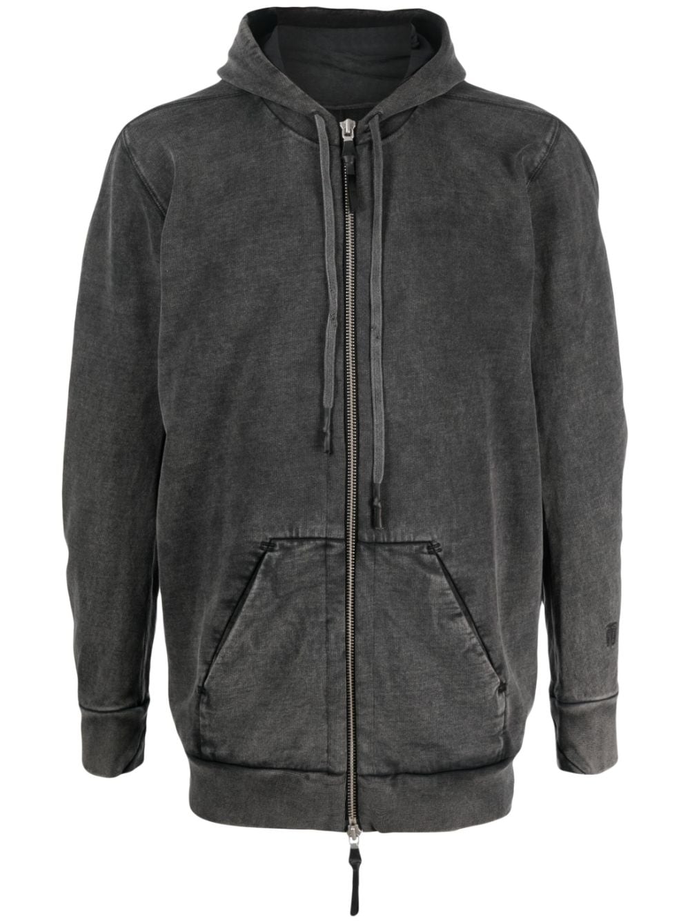 11 By Boris Bidjan Saberi Ausgeblichener Hoodie - Grau von 11 By Boris Bidjan Saberi