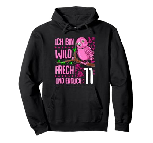 Ich bin wild frech und endlich 11 Jahre 11. Geburtstag Mädchen Pullover Hoodie Ich bin wild frech und endlich 11 Jahre 11. Geburtstag Mädchen Pullover Hoodie von 11 Geburtstag Mädchen Geschenk 11 Jahre Geburtstag