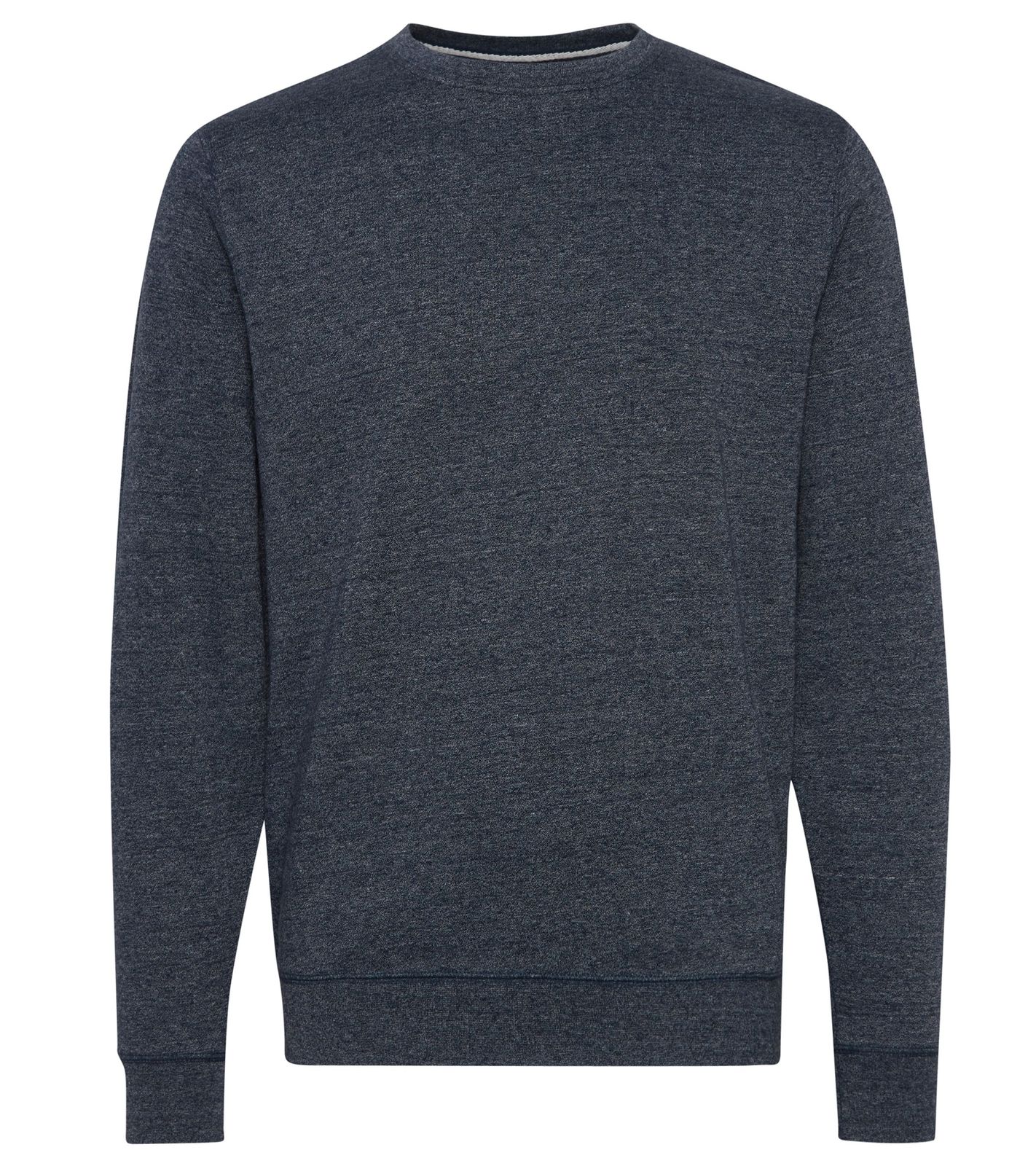 11 PROJECT Olavi Herren Rundhals-Pullover meliertes Sweatshirt 20714095 1940241 Blau von 11 PROJECT