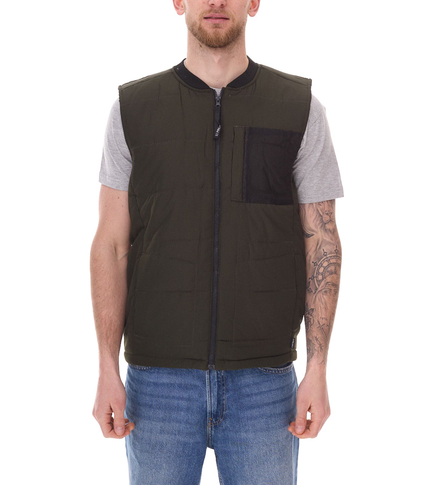 11 PROJECT PURlle Herren Puffer-Weste mit Steppung Lifestyle-Weste 20715253 ME 190509 Dunkelgrün 11 PROJECT PURlle Herren Puffer-Weste mit Steppung Lifestyle-Weste 20715253 ME 190509 Dunkelgrün von 11 PROJECT