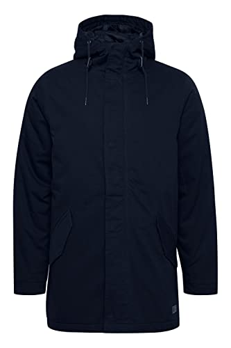 11 Project Akie Herren Winterparka Parka Winterjacke mit hochabschließendem Kragen aus 100% Baumwolle, Größe:XXL, Farbe:Insignia Blue (194010) von 11 Project