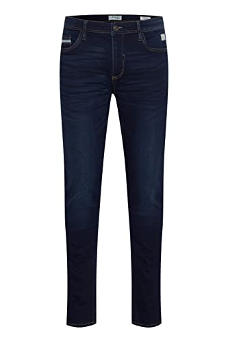 11 Project Bergson Herren Jeans Hose Denim aus Jogg Denim Material Skinny Fit, Größe:W32/32, Farbe:Denim Dark Blue (200292) von 11 Project