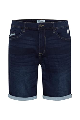 11 Project PRBernd Herren Jeans Shorts Kurze Denim Hose mit Stretch Regular Fit, Größe:L, Farbe:Denim Dark Blue (200292) von 11 Project