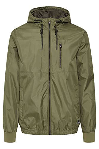 11 Project Carlson Herren Übergangsjacke Herrenjacke Jacke Windbreaker mit Kapuze, Größe:XL, Farbe:Loden Green (180422) von 11 Project