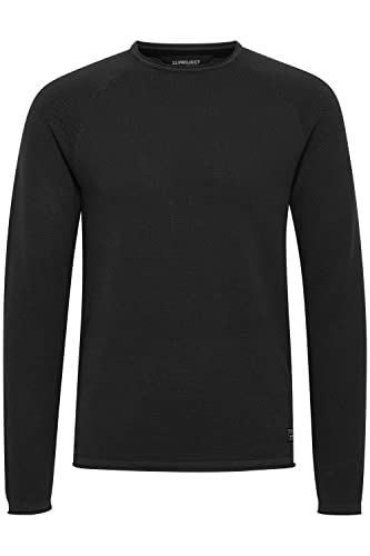 11 Project Dacio Herren Strickpullover Feinstrick Pullover aus 100% Baumwolle, Größe:XL, Farbe:Dark Navy Blue (74645) von 11 Project