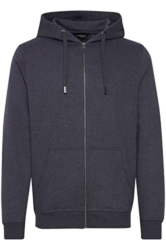 11 Project Edmond Herren Sweatjacke Kapuzenjacke Hoodie mit Kapuze, Größe:L, Farbe:Dress Blues Melange (1940241) von 11 Project