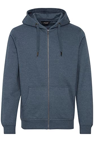 11 Project Edmond Herren Sweatjacke Kapuzenjacke Hoodie mit Kapuze, Größe:M, Farbe:Ensign Blue Melange (1940261) von 11 Project