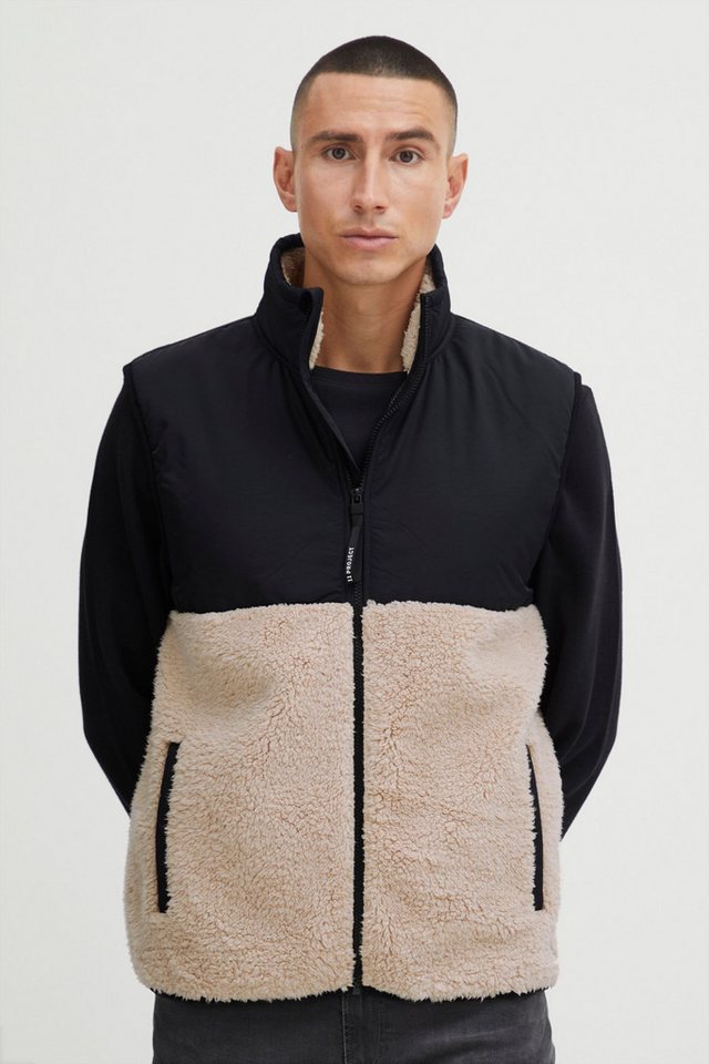 11 Project Fellimitatweste PRPietto Teddy Vest 21300976-ME Modische Jacke von 11 Project
