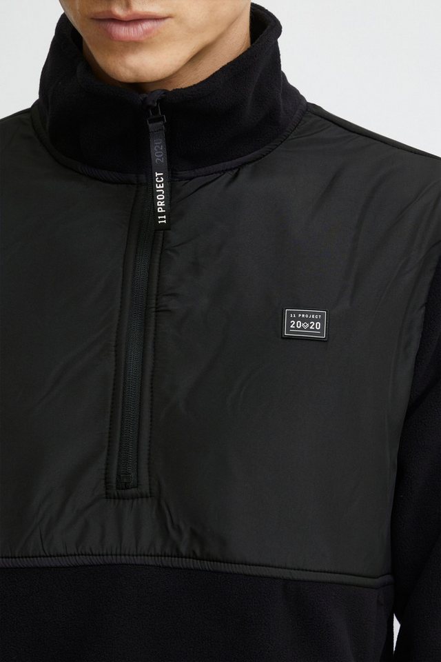 11 Project Fleecejacke PRDelmer Troyer 21300935-ME Modische Jacke von 11 Project