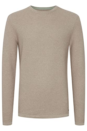 11 Project Frode Herren Strickpullover Feinstrick Pullover aus 100% Baumwolle, Größe:XL, Farbe:Sand Mix (200272) von 11 Project