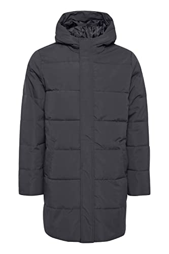 11 Project PRGiacobbe Herren Steppjacke Parka Winterjacke Lang gefüttert mit hochschließendem Kragen Regular fit, Größe:2XL, Farbe:Iron Gate (193910) von 11 Project