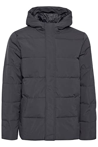 11 Project Giacomo Steppjacke Herren Winterjacke Jacke gefüttert mit hochschließendem Kragen, Größe:L, Farbe:Iron Gate (193910) von 11 Project