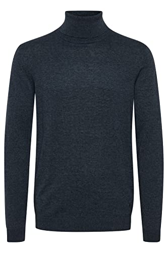 11 Project Ingbert Herren Rollkragenpullover Pullover, Größe:3XL, Farbe:Insignia Blue Melange (1940101) von 11 Project