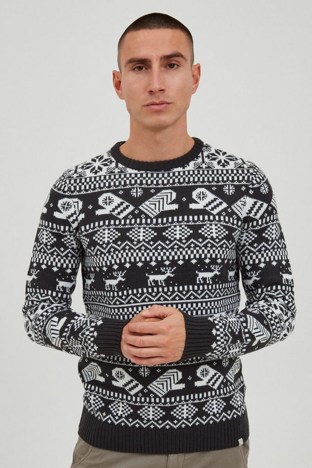 11 Project Norwegerpullover PRUwe XMAS Modischer Strickpullover mit winterlichem Muster von 11 Project