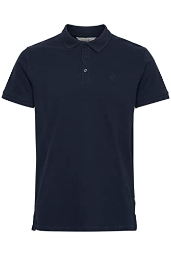 11 Project Orson Herren Poloshirt Polohemd T-Shirt mit Grandad Ausschnitt und Knopfleiste, Größe:XL, Farbe:Insignia Blue (194010) von 11 Project