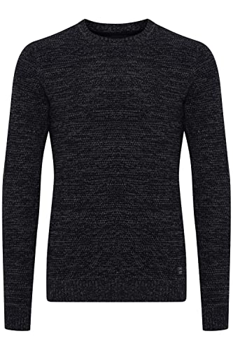 11 Project PRAlaric Herren Strickpullover Grobstrick Pullover aus 100% Baumwolle, Größe:3XL, Farbe:Black (194007) von 11 Project