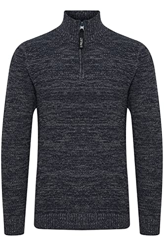 11 Project PRAlbanus Herren Strickpullover Troyer Grobstrick Pullover aus 100% Baumwolle, Größe:L, Farbe:Dress Blues (194024) von 11 Project