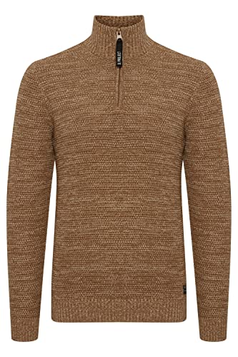 11 Project PRAlbanus Herren Strickpullover Troyer Grobstrick Pullover aus 100% Baumwolle, Größe:L, Farbe:Toasted Coconut (181029) von 11 Project