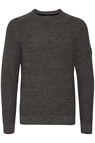 11 Project PRAmericus Herren Strickpullover Grobstrick Pullover aus 100% Baumwolle, Größe:L, Farbe:Charcoal Mix (200278) von 11 Project