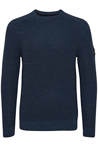 11 Project PRAmericus Herren Strickpullover Grobstrick Pullover aus 100% Baumwolle, Größe:L, Farbe:Dress Blues (194024) von 11 Project