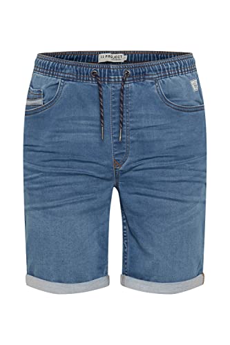 11 Project PRBarne Herren Jeans Shorts Kurze Denim Hose mit Stretch Regular Fit, Größe:L, Farbe:Denim Middle Blue (200291) von 11 Project