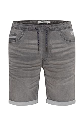 11 Project PRBarne Herren Jeans Shorts Kurze Denim Hose mit Stretch Regular Fit, Größe:XL, Farbe:Denim Grey (200296) von 11 Project