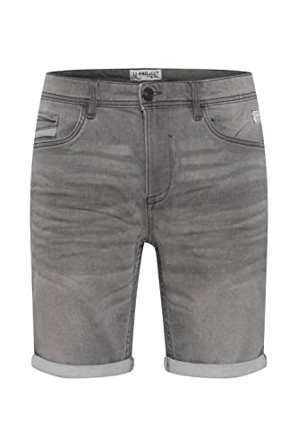 11 Project PRBernd Herren Jeans Shorts Kurze Denim Hose mit Stretch Regular Fit, Größe:L, Farbe:Denim Grey (200296) von 11 Project