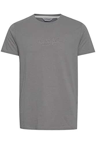 11 Project PRBertram Herren T-Shirt Kurzarm Shirt mit Rundhals-Ausschnitt aus 100% Baumwolle, Größe:M, Farbe:Mid Grey (184005) von 11 Project