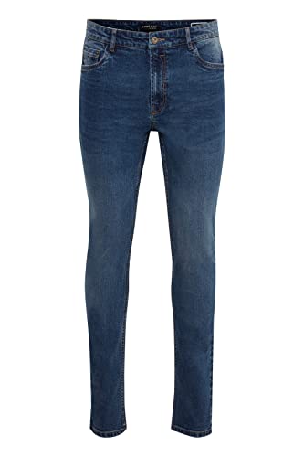 11 Project PRBetto Herren Jeans Hose Denim mit Stretch Slim Fit, Größe:36/32, Farbe:Middle Blue Denim (700029) von 11 Project