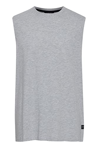 11 Project PRBrigsy Herren Tank Top mit Rundhals-Ausschnitt aus 100% Baumwolle, Größe:L, Farbe:Light Grey Melange (1541011) von 11 Project