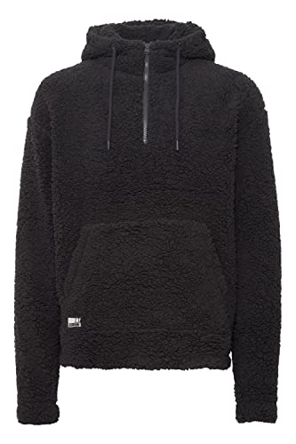 11 Project PRDaegHood Herren Kapuzenpullover Hoodie Pullover Mit Kapuze Und Teddy-Fell mit Kapuze Relaxed Fit, Größe:L, Farbe:Forged Iron (193907) von 11 Project