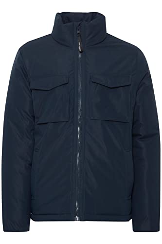 11 Project PRDeke Herren Übergangsjacke Herrenjacke Jacke Kurze Winterjacke Mit Stehkragen und Taschen Stark gefüttert Regular Fit, Größe:3XL, Farbe:Insignia Blue (194010) von 11 Project