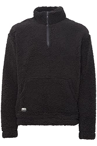 11 Project PRDenesZippertroyer Troyer Sweatshirt Herren Pullover Sweater mit Teddy Fell, Größe:M, Farbe:Forged Iron (193907) von 11 Project