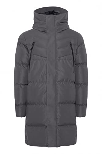 11 Project PRDennyParkaJA Herren Übergangsjacke Parka Lange Jacke hochabschließender Kragen robustes und hochwertiges Material, Größe:XL, Farbe:Iron Gate (193910) von 11 Project