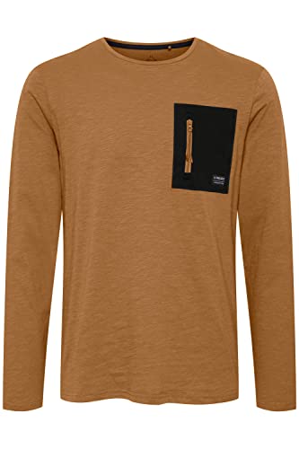 11 Project PRFrodin Herren T-Shirt Kurzarm Shirt Basic aus 100% Baumwolle, Größe:S, Farbe:Tobacco Brown (171327) von 11 Project