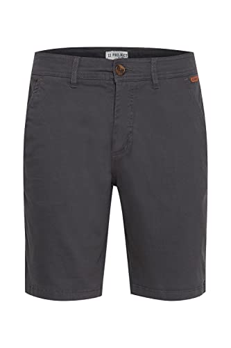 11 Project PRGalino Herren Chino Shorts Bermuda Kurze Hose mit Stretch Regular Fit, Größe:XL, Farbe:Forged Iron (193907) von 11 Project